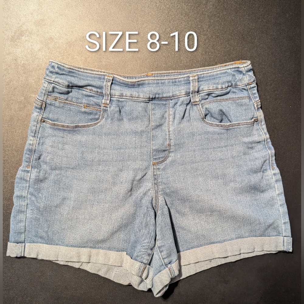 Light Blue Denim Women's Shorts